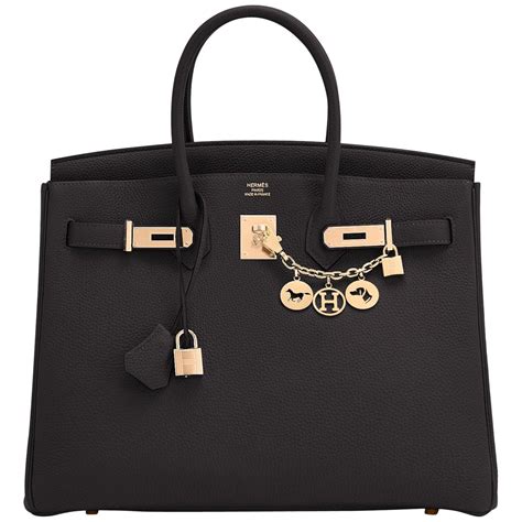 hermes birkin 30 black rose gold